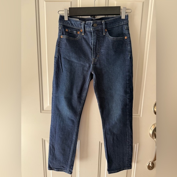 Gap Vintage Slim High Rise Jeans in Rinsed 27 / 4 Petite - Picture 1 of 7